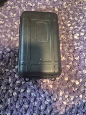 Compact Black Hard Plastic Utility Case